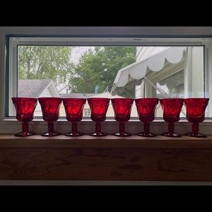Red goblets